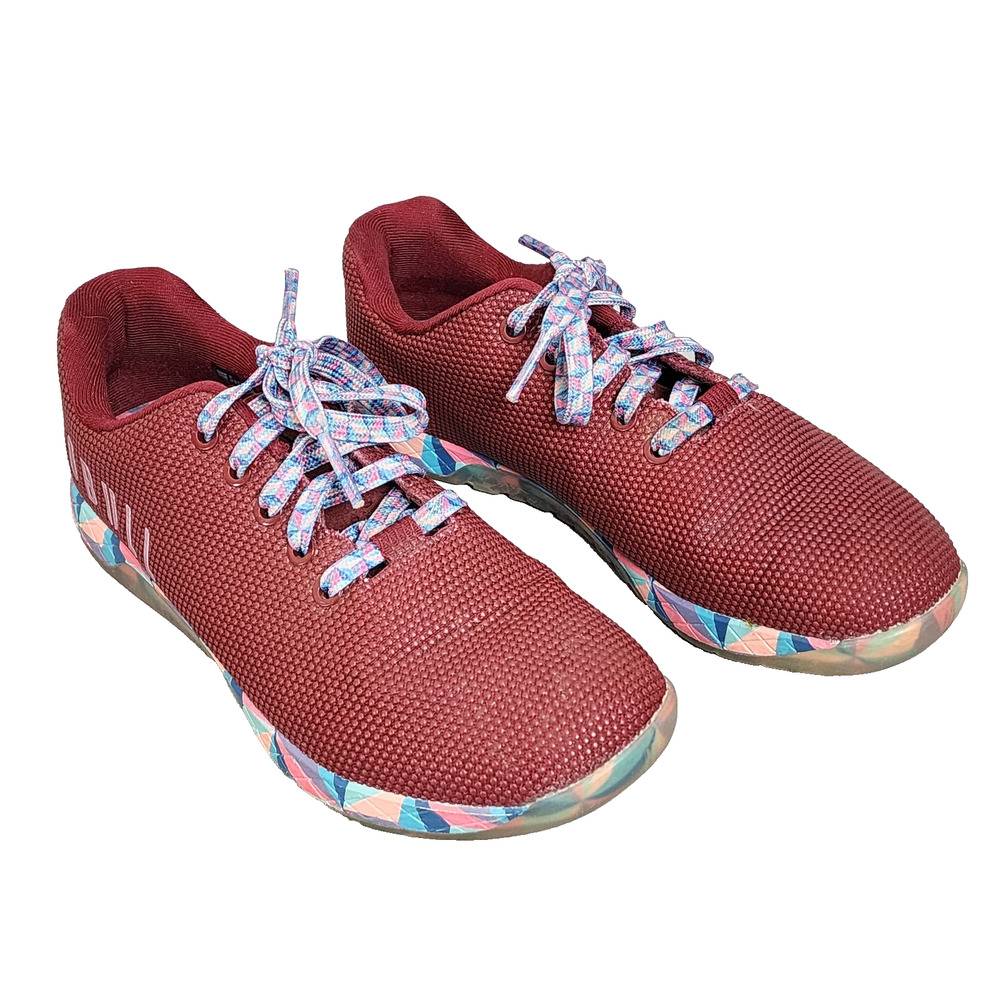 No Bull Womens Superfabric Running Shoes Size 9 Burgundy - Men Size 7.5